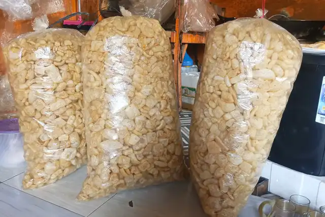 kerupuk kulit sapi asli